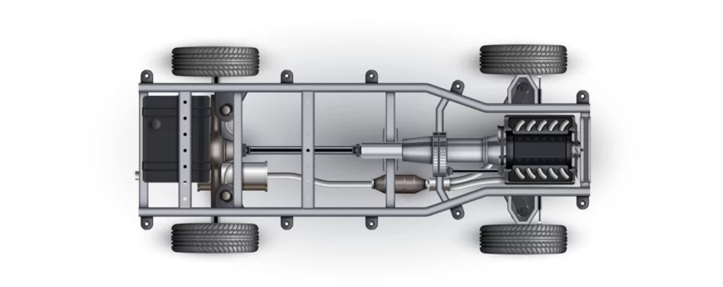 A ladder chassis