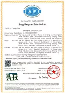 certificado ISO50001:2018